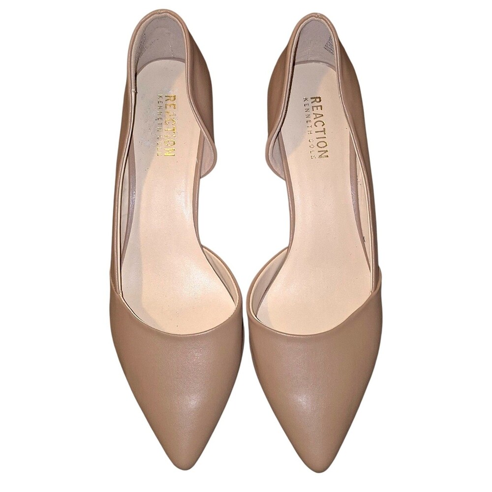 Kenneth Cole Tan Eltinn Wedges Women's Size 8.5M Norm Core Minimalist